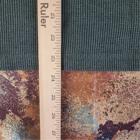 Arizona Jean Co Men's Shirt Small Green Long Sleeve Thermal Crew Neck Waffle - Picture 12 of 13